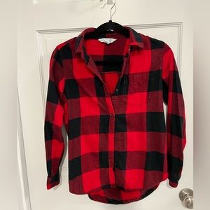 Old Navy Flannel shirt top Size S